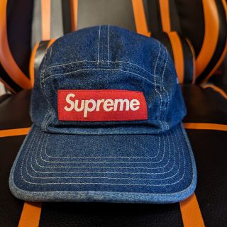 シュプリーム(Supreme)のSupreme denim camp cap 18ss デニム キャップ(キャップ)