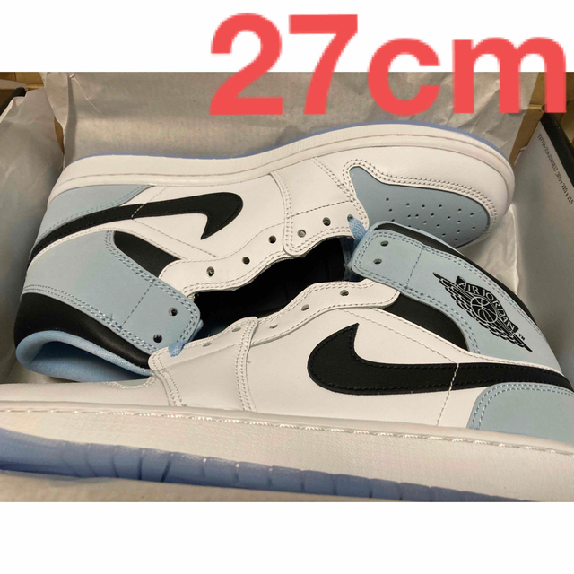 Nike Air Jordan 1 Mid "Ice Blue Nubuck"