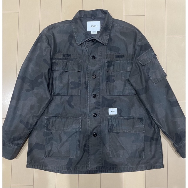 WTAPS JUNGLE LS OLIVE Sサイズ ダブルタップス - シャツ