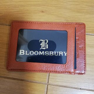 BLOOMSBURY 単パスケース ブラウン 新品未使用(名刺入れ/定期入れ)