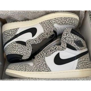 ナイキ(NIKE)のNike Air Jordan 1 High OG White Cement(スニーカー)