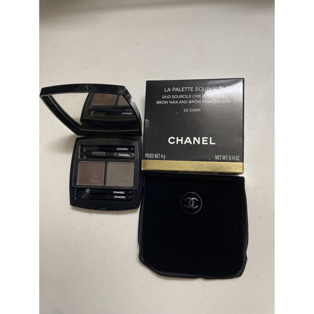 CHANEL(シャネル)のシャネル ラ パレット スルスィル ドゥ シャネルN 03ダーク コスメ/美容のベースメイク/化粧品(パウダーアイブロウ)の商品写真