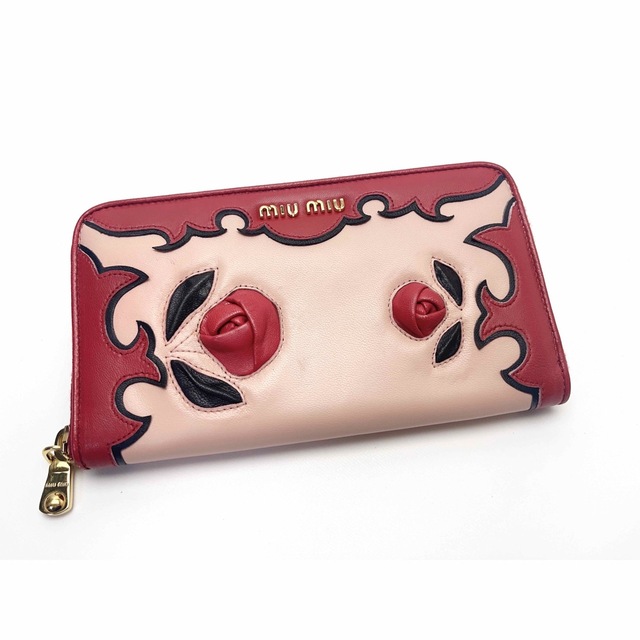 D855 極美品 ミュウミュウ MIUMIU 長財布