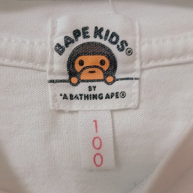 A BATHING APE(アベイシングエイプ)のAPE Kids （A BATHING APE）100cm キッズ/ベビー/マタニティのベビー服(~85cm)(Ｔシャツ)の商品写真
