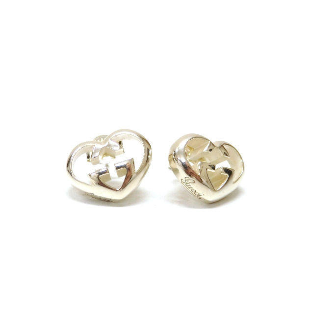 グッチ GUCCI インターロッキングG ハートモチーフ ピアス