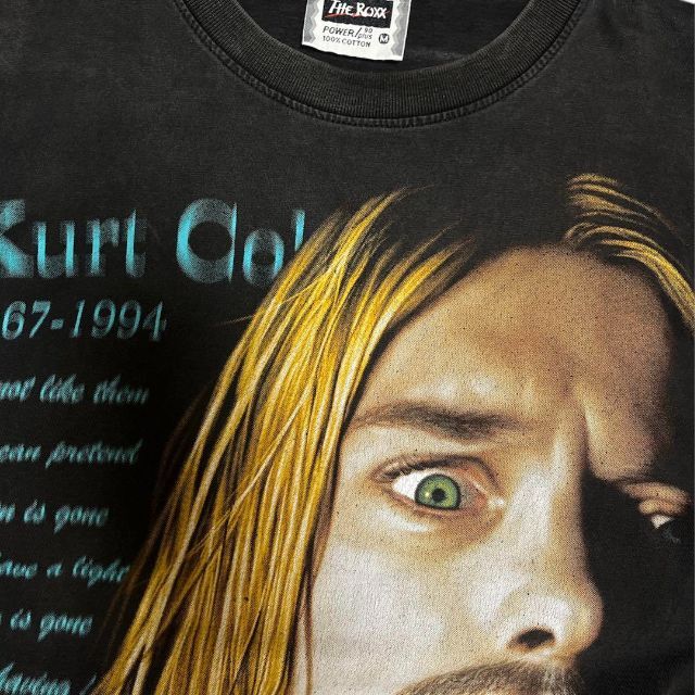 VINTAGE THE ROXX Kurt Cobain 追悼 T-shirt メンズのトップス(Tシャツ/カットソー(半袖/袖なし))の商品写真