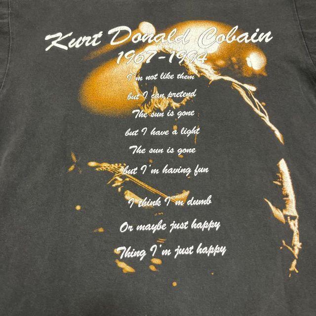 VINTAGE THE ROXX Kurt Cobain 追悼 T-shirt メンズのトップス(Tシャツ/カットソー(半袖/袖なし))の商品写真