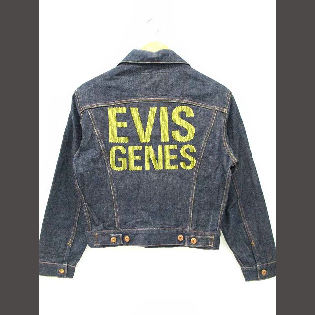 希少❗️EVISU エヴィス 戒 プリント デニム ジャケット ジージャン 36