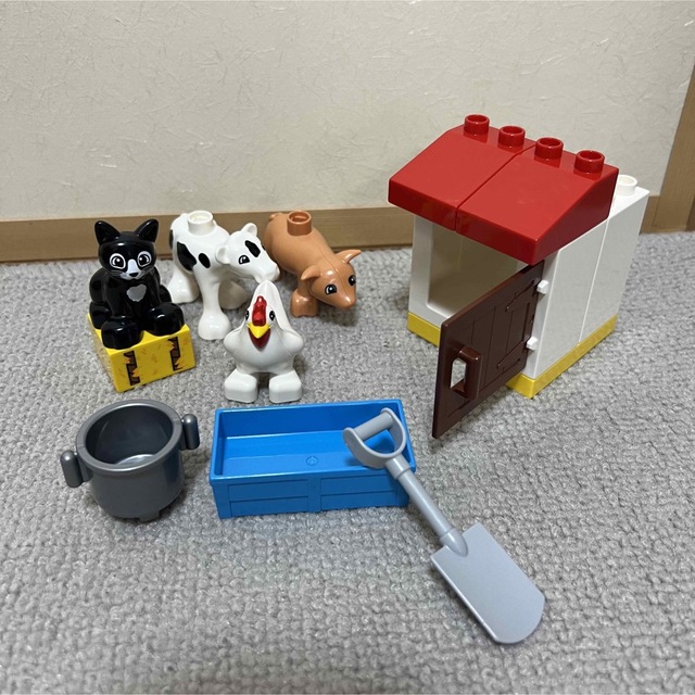 Lego(レゴ)のレゴ デュプロ コンテナスーパーデラックス、ぼくじょうのどうぶつたち、おまけ付き キッズ/ベビー/マタニティのおもちゃ(積み木/ブロック)の商品写真