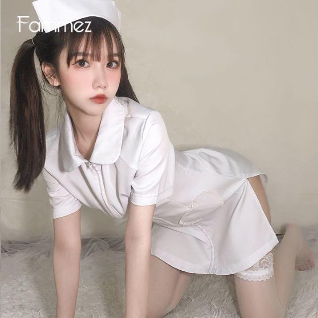 新発売】 セクシーナース服 コスプレ制服 セクシーランジェリー 看護婦 ライトブルー