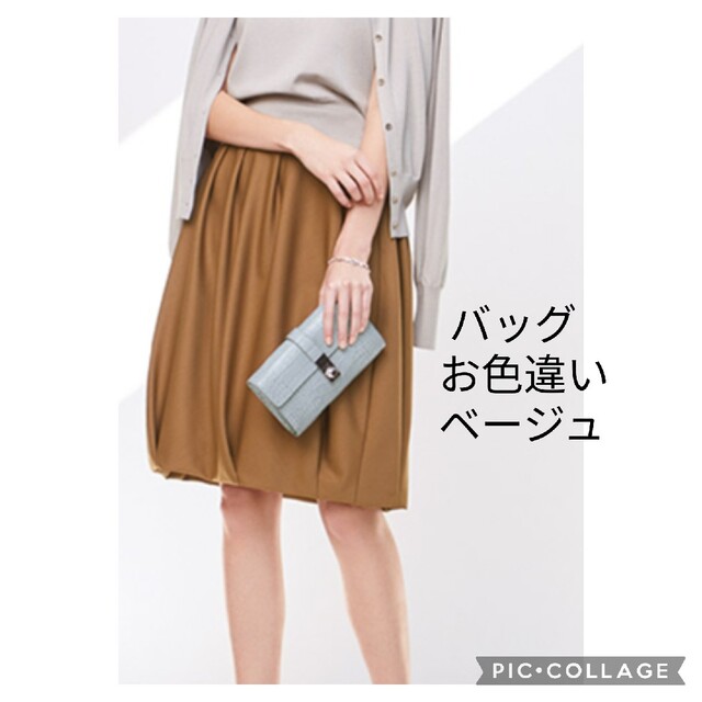 FOXEY(フォクシー)のフォクシー "Cocco Sonata" ベージュ クラッチ/ショルダーバッグ レディースのバッグ(クラッチバッグ)の商品写真