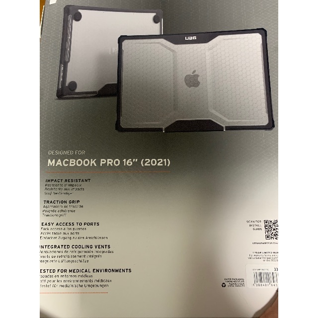 MACBOOK PRO 16 衝撃対応ケース(UAG)