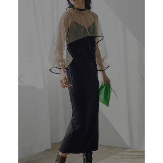 アメリヴィンテージ(Ameri VINTAGE)の【ふわちゃん様専用】アメリ　MANY WAY AIRY VEIL DRESS(ロングドレス)