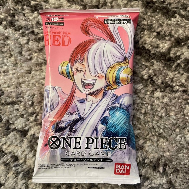 ONE PIECE(ワンピース)のONE PIECE FILM RED  CARD GAME 映画特典 エンタメ/ホビーのトレーディングカード(Box/デッキ/パック)の商品写真