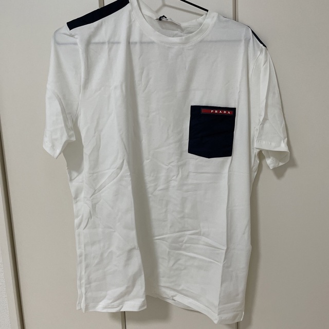 新品・未使用　PRADA Tシャツ　Lサイズ　ホワイト