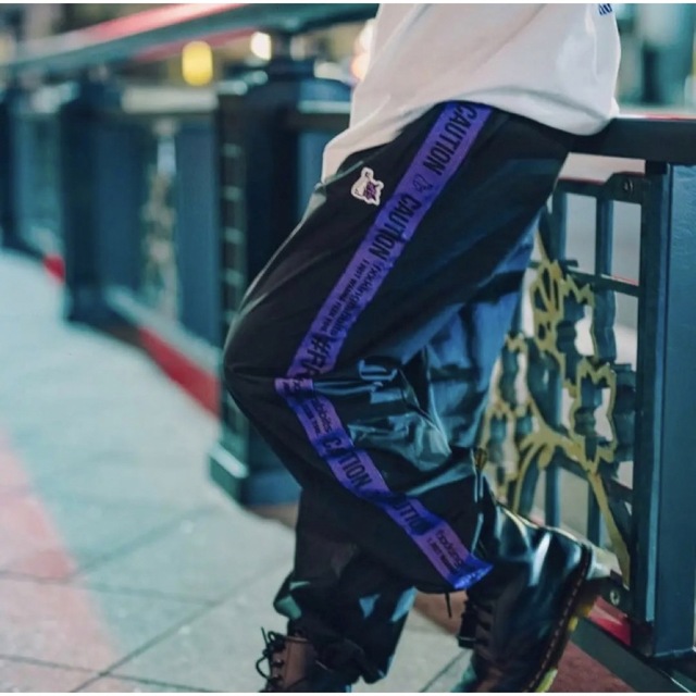 FR2 - 京都-FR2撫子 ジャージパンツ ウッシュ 黒 X-LARGE ASSC HUFの