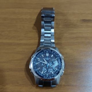 カシオ(CASIO)の【ジャンク品】CASIOオシアナスOCW-M700サファイアガラス(腕時計(アナログ))