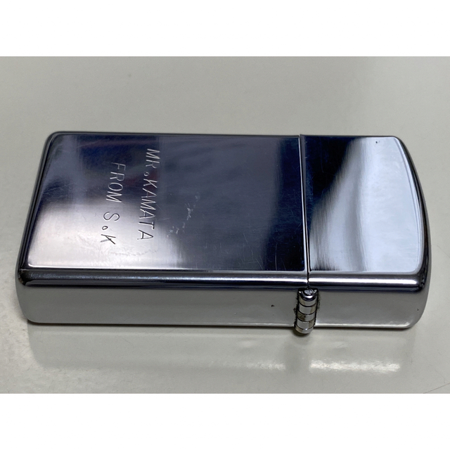 メンズハーレーダビッドソン/ビンテージ/Zippo/ライター/スリム/1981年/良品