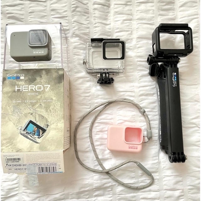 美品 GoPro HERO7ホワイト グリップセット - ビデオカメラ