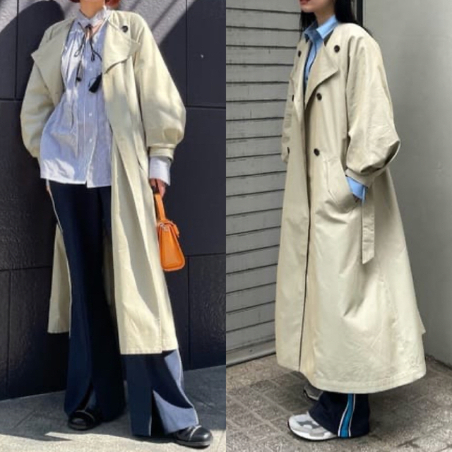 MOUSSY》マウジー COLLARLESS TRENCH コート トレンチ 日本限定 moussy トレンチコート