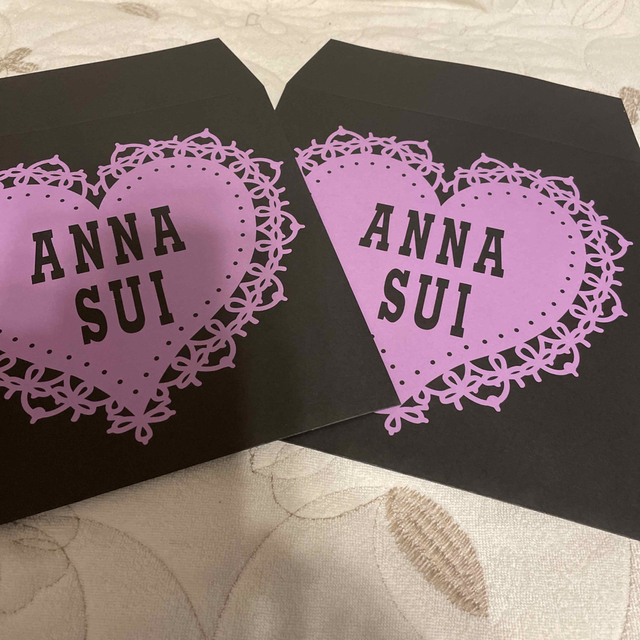 ANNA SUI(アナスイ)のANNA SUI アナスイ ミニタオルハンカチ2枚セット【新品】 レディースのファッション小物(ハンカチ)の商品写真