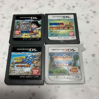 DS・3DSソフト ドラゴンボール関連4本セット(携帯用ゲームソフト)