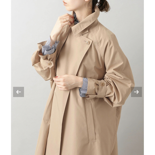IENA(イエナ)のIENA ポプリントレンチコート　 レディースのジャケット/アウター(トレンチコート)の商品写真