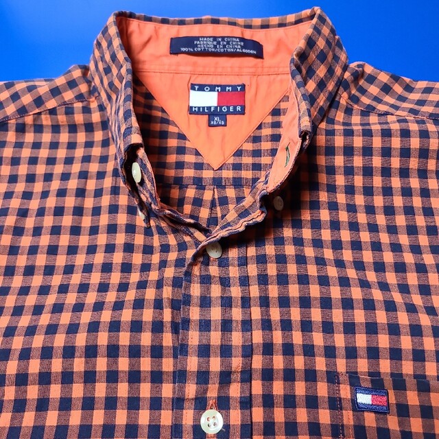 トミーヒルフィガー　チェック　シャツ　長袖 メンズのトップス(シャツ)の商品写真