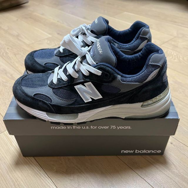 国内正規品 New Balance 992GG ネイビー 26㎝靴/シューズ