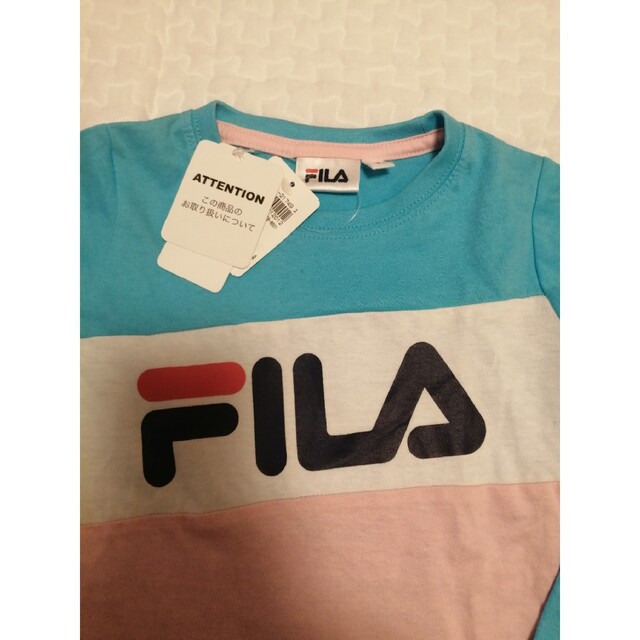 FILA(フィラ)の新品　FILA  カットソー　95サイズ キッズ/ベビー/マタニティのキッズ服女の子用(90cm~)(Tシャツ/カットソー)の商品写真