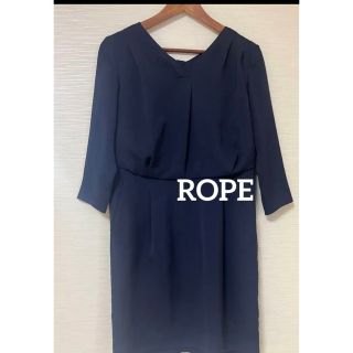 ロペ(ROPE’)のROPE ロペ　紺色　ネイビーワンピース　入園式　入学式　レディース(ひざ丈ワンピース)