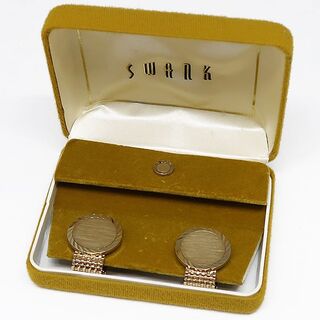 スワンク(swank)のSWANK スワンク ラップアラウンド式 カフリンクス & タイピン 箱付き(カフリンクス)