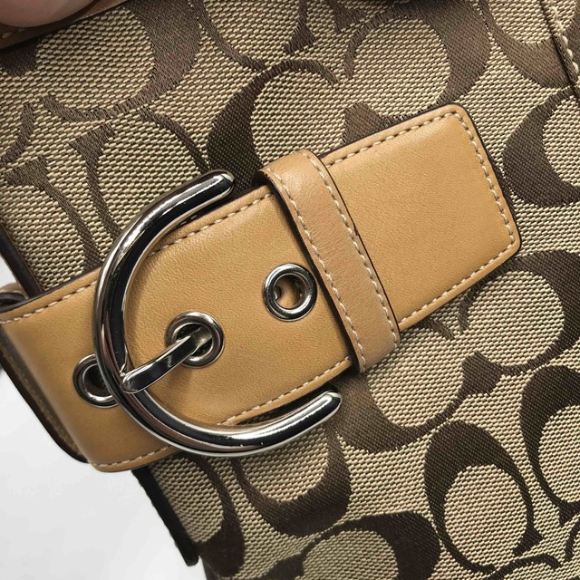 極美品✨COACH ショルダーバッグ アップルプリント チェーン シグネチャー