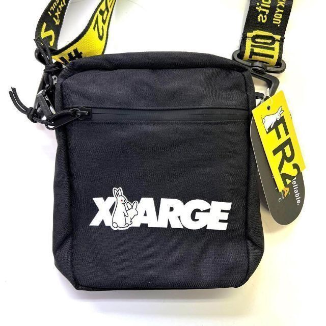 XLARGE(エクストララージ)のX-LARGEエクストララージエックスラージFR2ショルダーバッグブラック新品 メンズのバッグ(ショルダーバッグ)の商品写真