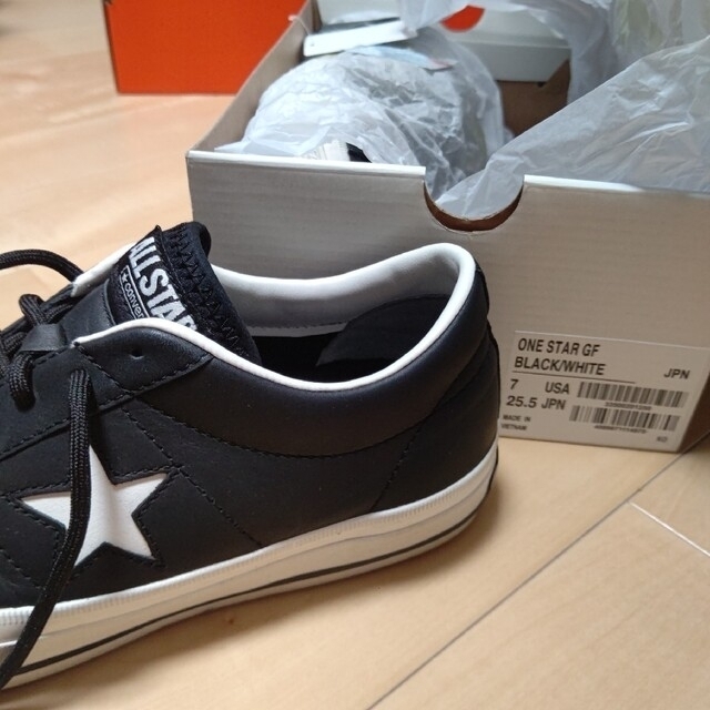 CONVERSE - コンバース ゴルフシューズ one star GF 本革 黒 7 25.5の ...