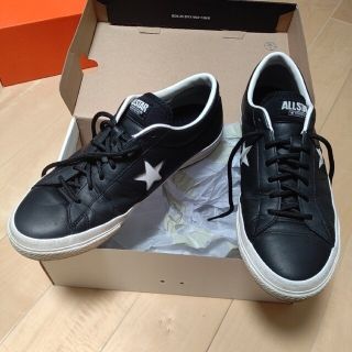 CONVERSE - コンバース　ゴルフシューズ　one star GF　本革　黒　7　25.5