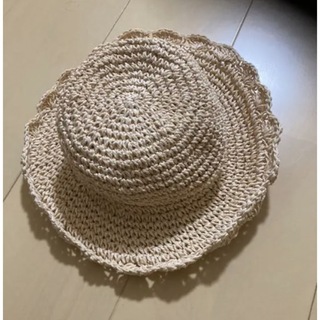 ニシマツヤ(西松屋)の麦わら帽子　ガールズ　52cm(帽子)