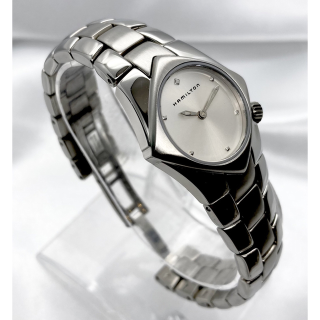 Hamilton(ハミルトン)の【美品　レア】電池新品　ハミルトン　スターダム　レディース レディースのファッション小物(腕時計)の商品写真