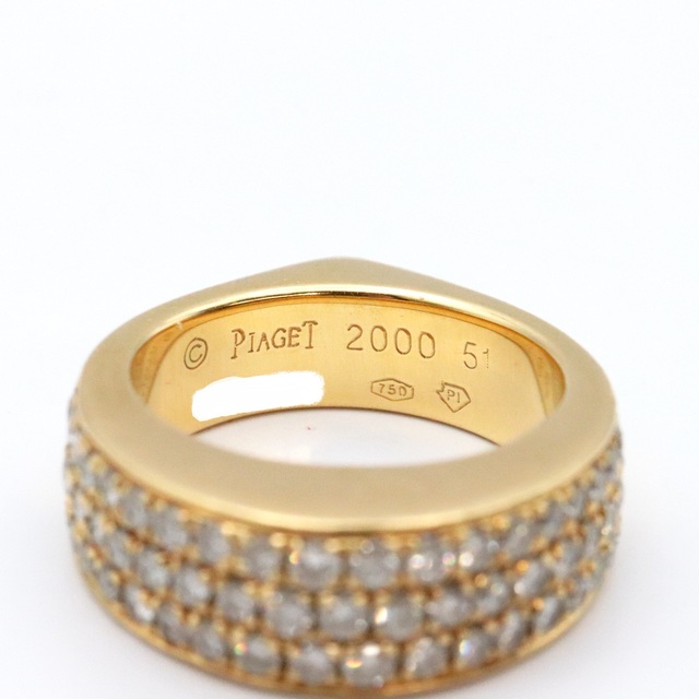 ピアジェ ミレニアムSM リング 51 10.5号 ダイヤモンド 750 K18YG イエローゴールド レディース 指輪 ジュエリー PIAGET