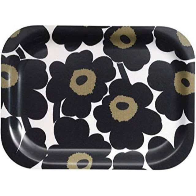 marimekko(マリメッコ)のマリメッコ ウニッコ ミニウニッコ トレー トレイ プライウッド 新品 美品 インテリア/住まい/日用品のキッチン/食器(テーブル用品)の商品写真