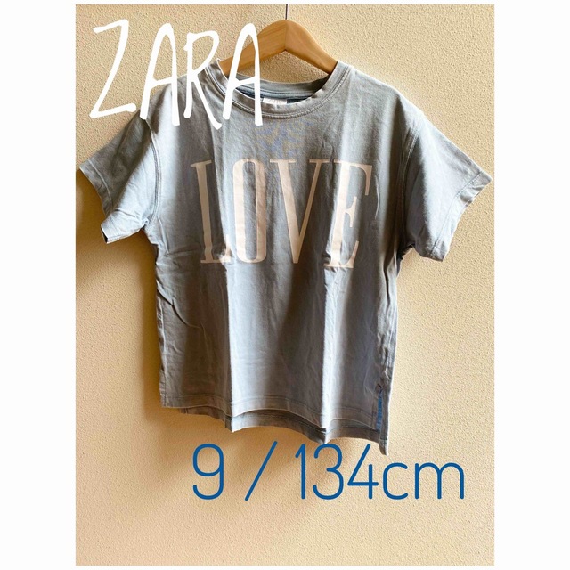 ZARA KIDS(ザラキッズ)のZARA ザラ Tシャツ Tee サイズ9 134cm 1枚　双子 キッズ/ベビー/マタニティのキッズ服女の子用(90cm~)(Tシャツ/カットソー)の商品写真