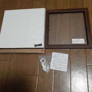 訳あり 未使用 長期自宅保管品 四角額縁 和紙工芸 裏面欠品不足 厚み 立体額縁(絵画額縁)