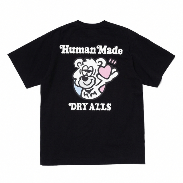 100%COTTONCOLORhuman made GDC GRAPHIC T-SHIRT #1 黒2XL