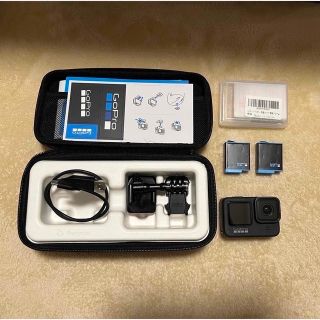 ゴープロ(GoPro)の即発送可【美品】GoPro HERO9 BLACK バッテリー2コ・保護カバー付(ビデオカメラ)