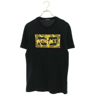 ヴェルサーチ(VERSACE)のヴェルサーチ  A89502S ロゴ刺繍Tシャツ メンズ S(Tシャツ/カットソー(半袖/袖なし))