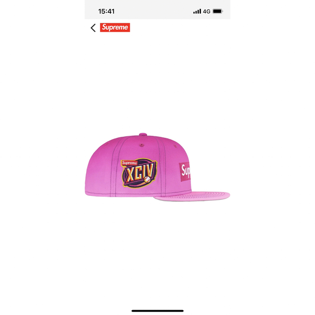 supreme newera gradient box logo pink 2