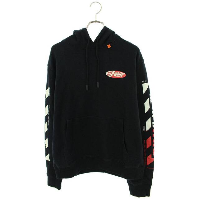 オフホワイト 19SS DIAG SPLIT LOGO SLIM HOODIE/OMBB034S19003006 スピリットロゴパーカー メンズ XL | フリマアプリ ラクマ
