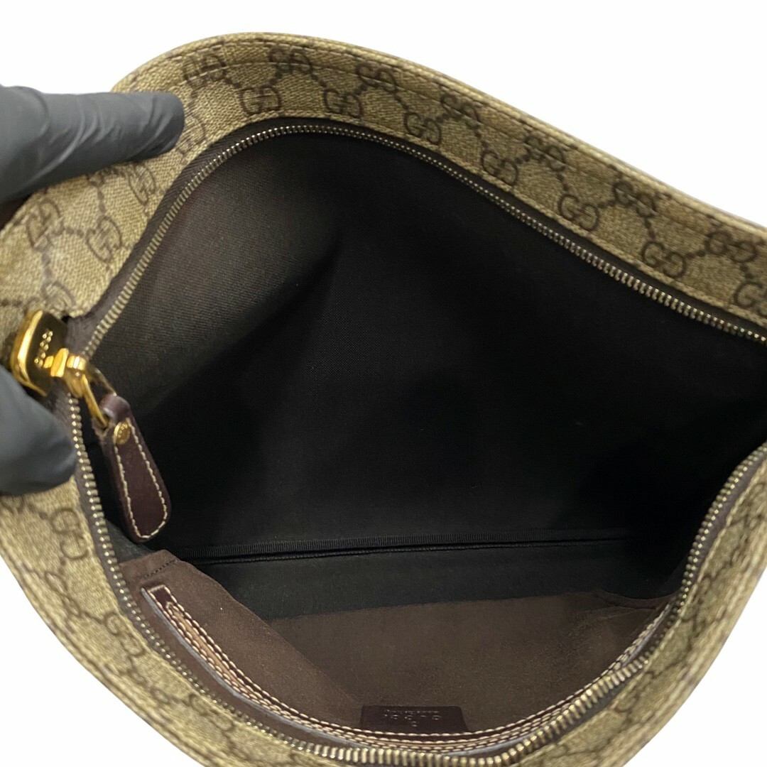 Gucci - 極 美品 GUCCI グッチ GGモノグラム 総柄 ロゴ レザー 本革