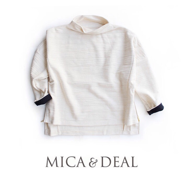 MICA&DEAL(マイカアンドディール)のMICA&DEAL マイカアンドディール　ボトルネックプルオーバー レディースのトップス(Tシャツ(長袖/七分))の商品写真