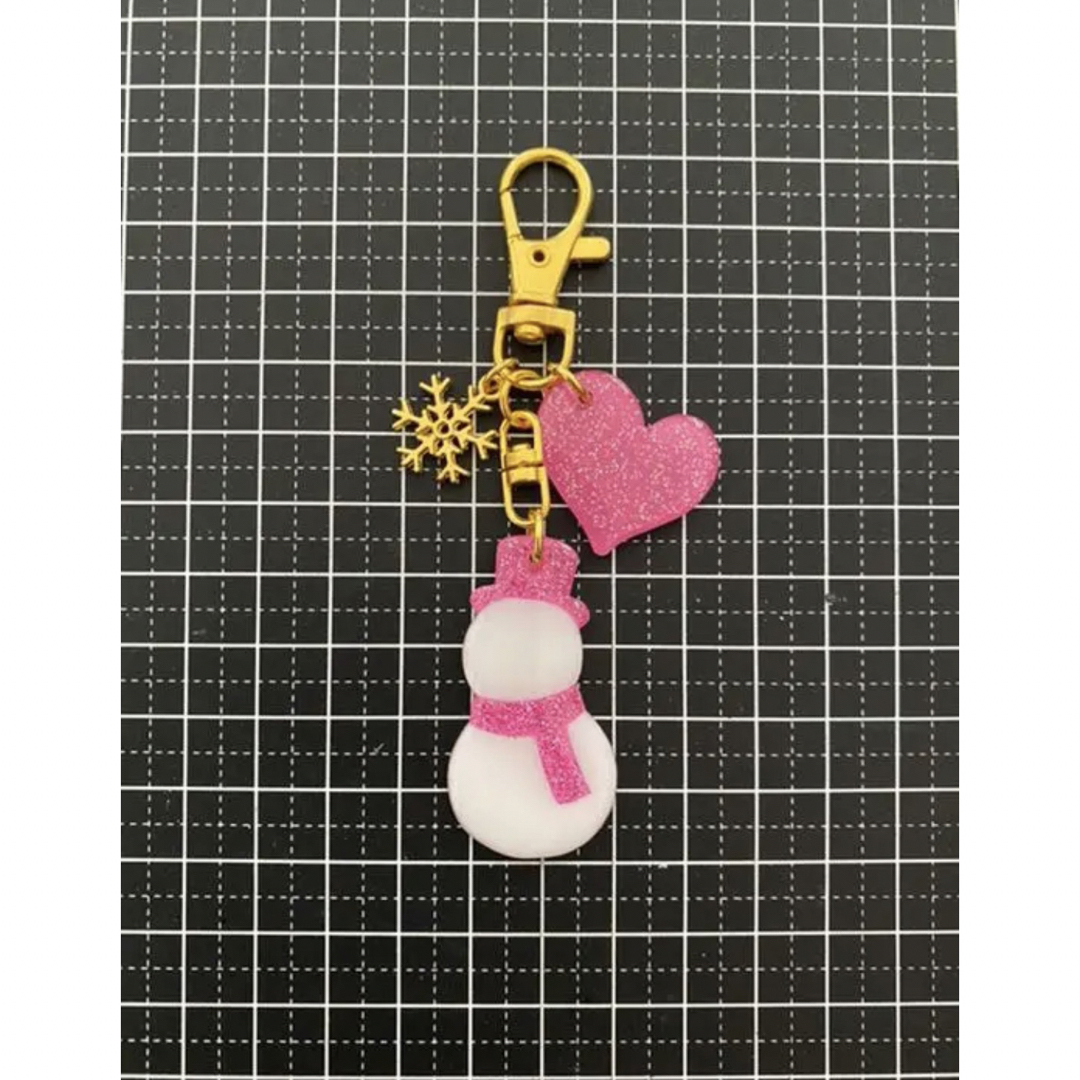 SnowMan 雪だるまキーホルダーorバッグチャームの通販 by Rmama SnowMan 雪だるまキーホルダーorバッグチャームの通販 by Rmama